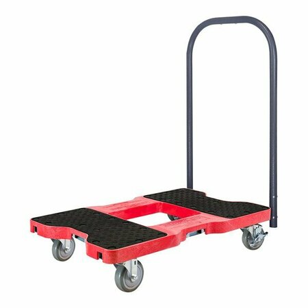 SNAP-LOC E-Track Industrial Strength 1500 lb. Red Push Cart Dolly SL1500P4R 18ASL1500P4R